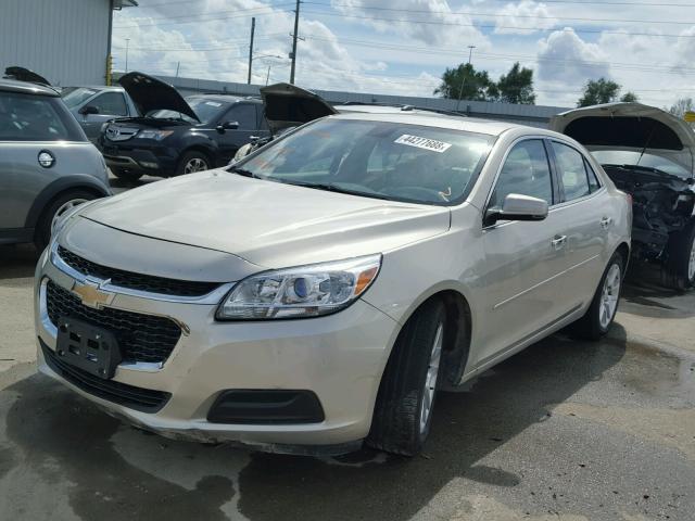 1G11C5SL1EF179436 - 2014 CHEVROLET MALIBU 1LT GOLD photo 2