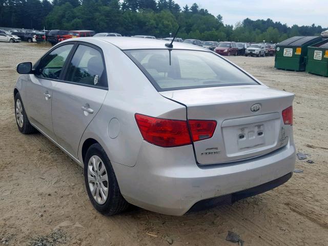 KNAFU4A2XA5174231 - 2010 KIA FORTE EX SILVER photo 3