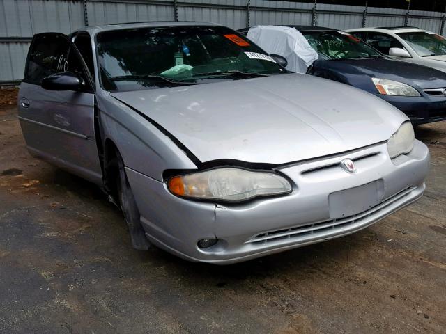 2G1WX15K519276728 - 2001 CHEVROLET MONTE CARL SILVER photo 1