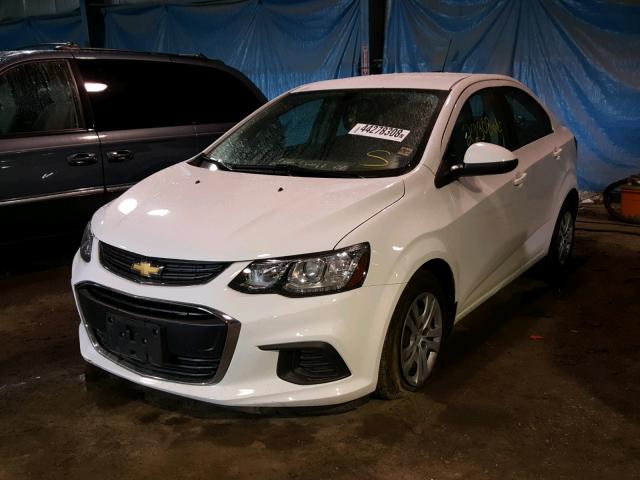 1G1JB5SH3H4166203 - 2017 CHEVROLET SONIC LS 白色 照片 2