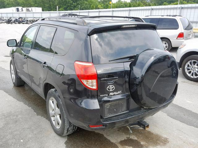 JTMBK31V186039994 - 2008 TOYOTA RAV4 LIMIT BLACK photo 3