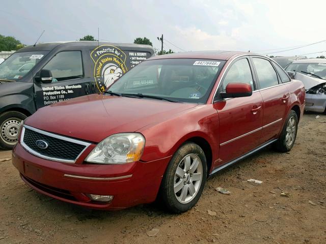 1FAFP24195G138273 - 2005 FORD FIVE HUNDR RED photo 2