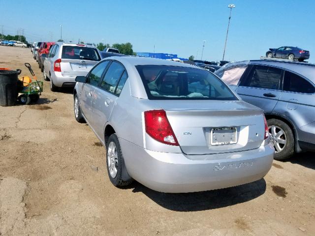 1G8AJ54F05Z168389 - 2005 SATURN ION LEVEL SILVER photo 3