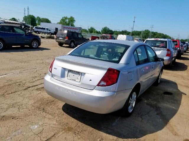 1G8AJ54F05Z168389 - 2005 SATURN ION LEVEL SILVER photo 4