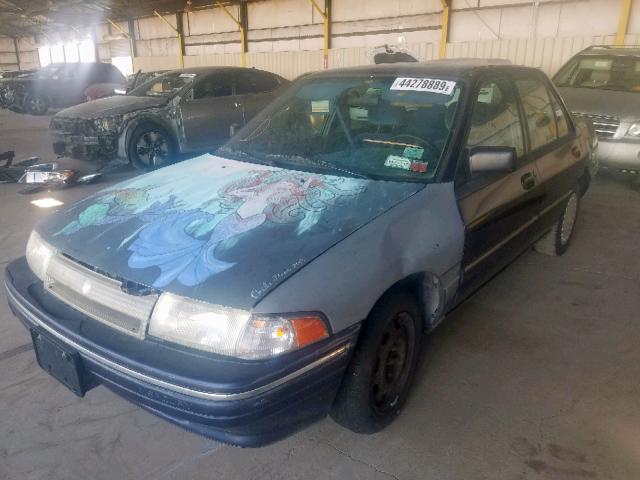 3MARM10J8RR628041 - 1994 MERCURY TRACER BAS BLUE photo 2