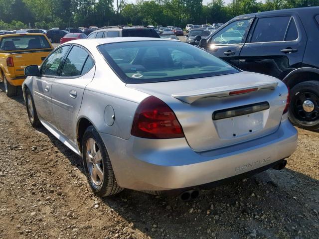 2G2WS522251131107 - 2005 PONTIAC GRAND PRIX SILVER photo 3