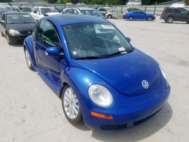 3VWRW31C78M516930 - 2008 VOLKSWAGEN NEW BEETLE BLUE photo 1