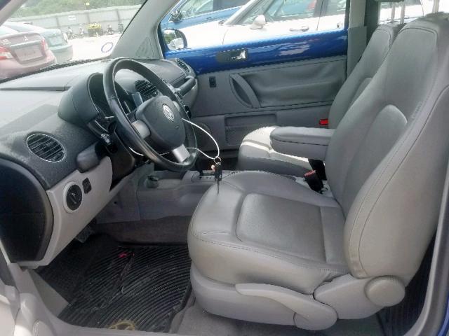 3VWRW31C78M516930 - 2008 VOLKSWAGEN NEW BEETLE BLUE photo 5