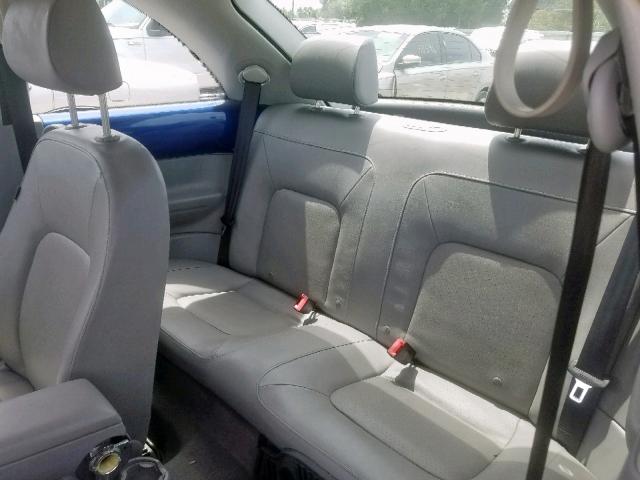 3VWRW31C78M516930 - 2008 VOLKSWAGEN NEW BEETLE BLUE photo 6