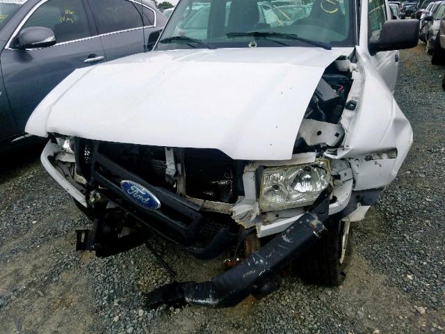 1FTYR14U67PA89781 - 2007 FORD RANGER SUP WHITE photo 9