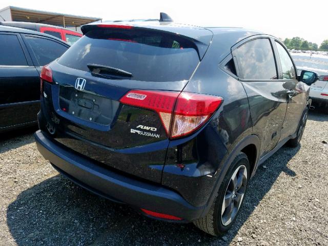 3CZRU6H50JM704450 - 2018 HONDA HR-V EX BLACK photo 4