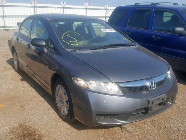 2HGFA15359H524643 - 2009 HONDA CIVIC VP GRAY photo 1