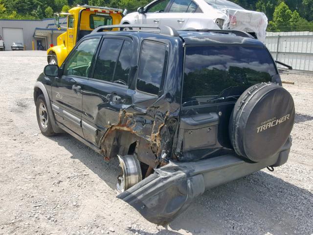 2CNBJ734236928509 - 2003 CHEVROLET TRACKER ZR BLACK photo 3