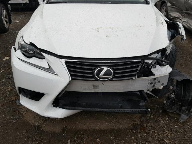 JTHCE1D22F5007381 - 2015 LEXUS IS 350 WHITE photo 7