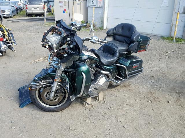1HD1FCW12XY644078 - 1999 HARLEY-DAVIDSON FLHTCUI GREEN photo 2