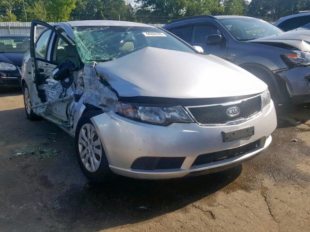 KNAFU4A25A5854599 - 2010 KIA FORTE EX SILVER photo 1