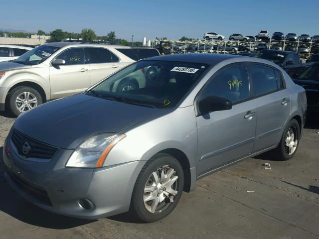 3N1AB6APXAL705344 - 2010 NISSAN SENTRA 2.0 GRAY photo 2