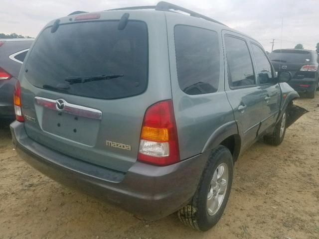 4F2YZ04153KM50652 - 2003 MAZDA TRIBUTE LX GREEN photo 4