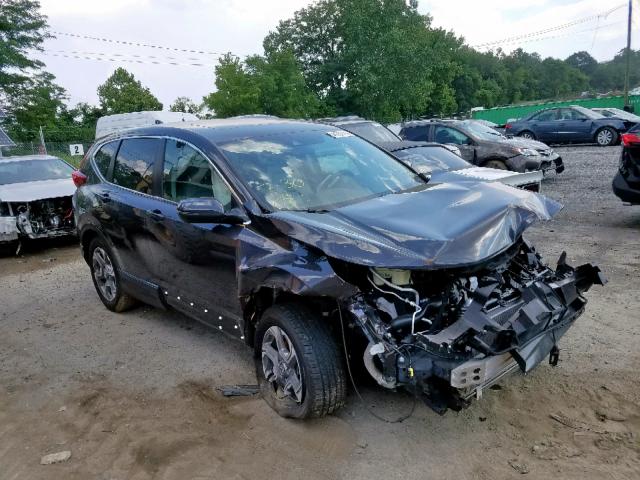 2HKRW2H84JH615425 - 2018 HONDA CR-V EXL GRAY photo 1