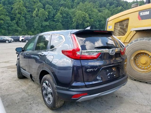 2HKRW2H84JH615425 - 2018 HONDA CR-V EXL GRAY photo 3