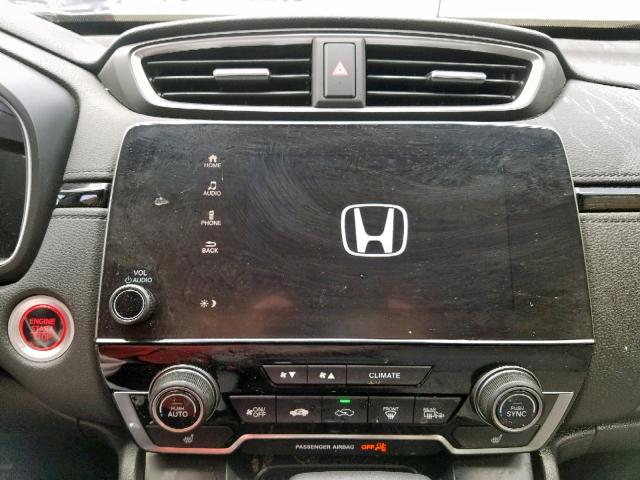 2HKRW2H84JH615425 - 2018 HONDA CR-V EXL GRAY photo 9