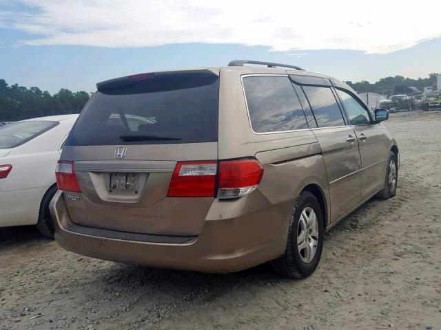 5FNRL38756B429856 - 2006 HONDA ODYSSEY EX GOLD photo 4