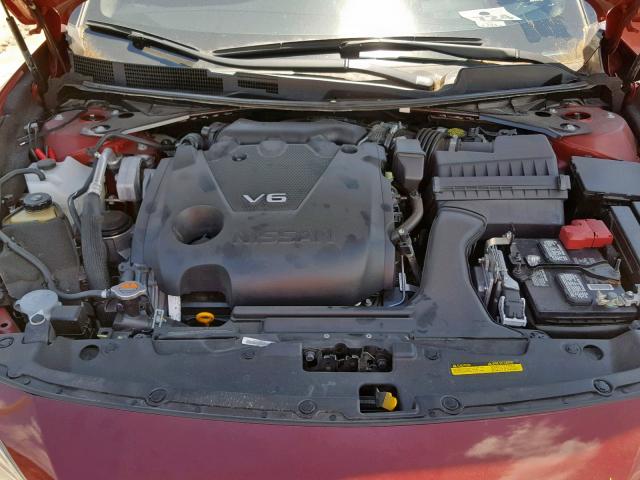 1N4AA6AP4HC380394 - 2017 NISSAN MAXIMA 3.5 RED photo 7