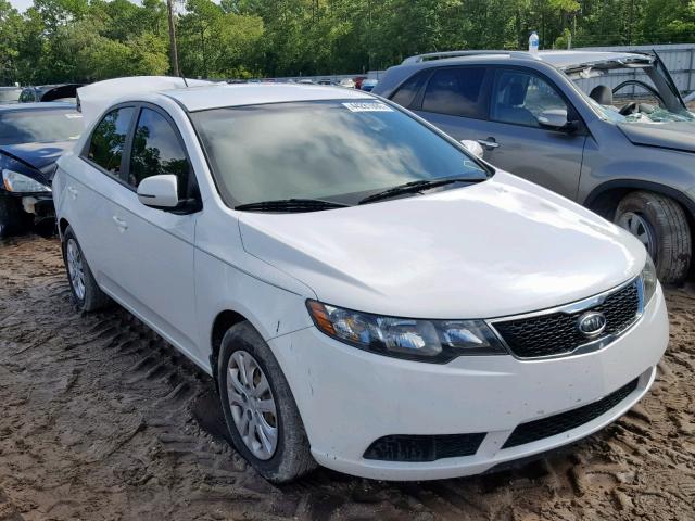 KNAFU4A23B5322186 - 2011 KIA FORTE EX WHITE photo 1