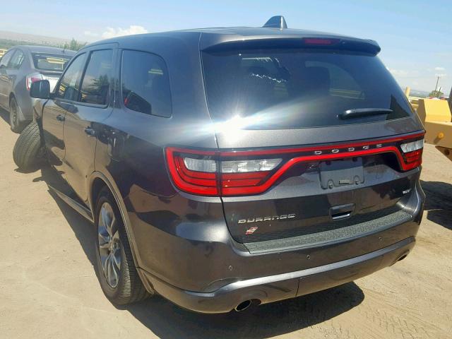 1C4RDJDG2KC691638 - 2019 DODGE DURANGO GT GRAY photo 3