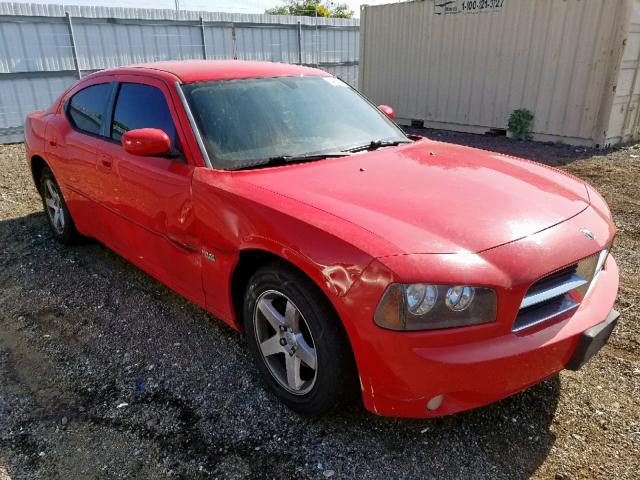 2B3CA3CVXAH233904 - 2010 DODGE CHARGER SX RED photo 1