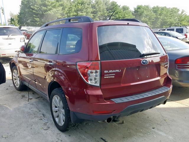 JF2SHAEC9BH777034 - 2011 SUBARU FORESTER L RED photo 3