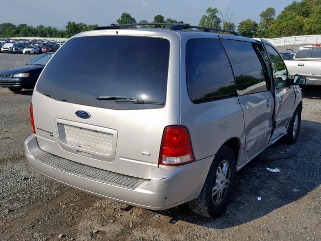 2FMZA52285BA65857 - 2005 FORD FREESTAR S SILVER photo 4