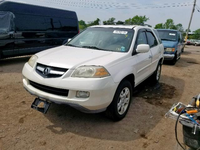 2HNYD18924H537478 - 2004 ACURA MDX TOURIN WHITE photo 2