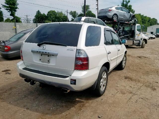 2HNYD18924H537478 - 2004 ACURA MDX TOURIN WHITE photo 4