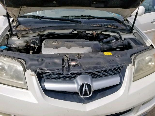 2HNYD18924H537478 - 2004 ACURA MDX TOURIN WHITE photo 7