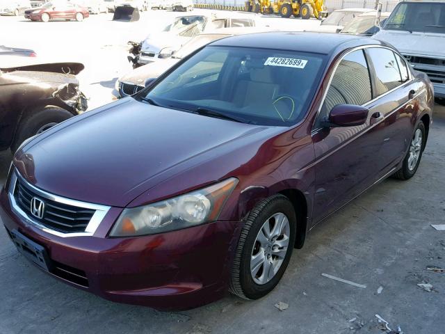 JHMCP26488C047560 - 2008 HONDA ACCORD LXP MAROON photo 2