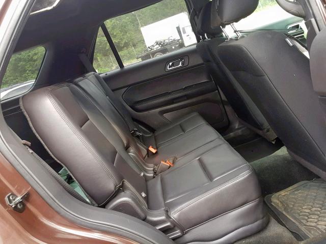 1FM5K8AR2FGA88217 - 2015 FORD EXPLORER P BROWN photo 6