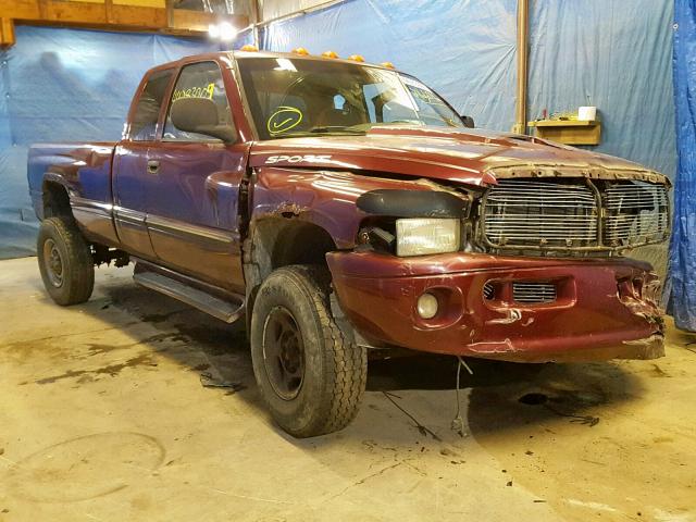 3B7KF23621G169663 - 2001 DODGE RAM 2500 RED photo 1