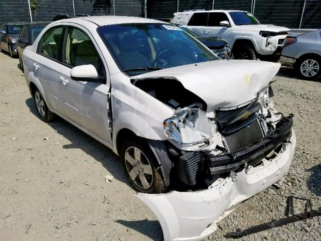 KL1TD56688B107816 - 2008 CHEVROLET AVEO BASE Ақ фото 1