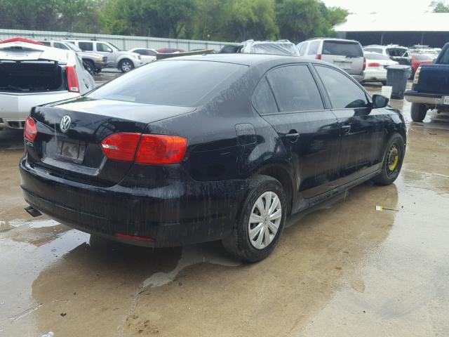 3VW2K7AJ6EM362970 - 2014 VOLKSWAGEN JETTA BASE 黑色 照片 4