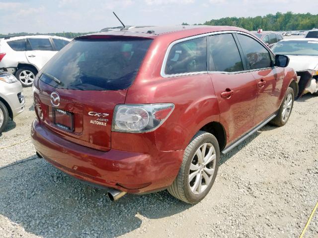 JM3ER4C30B0381495 - 2011 MAZDA CX-7 BURGUNDY photo 4