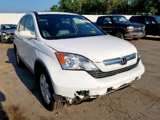 JHLRE487X9C013564 - 2009 HONDA CR-V EXL WHITE photo 1