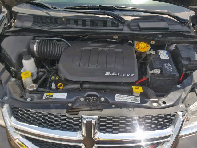 2C4RDGCG8HR546379 - 2017 DODGE GRAND CARA GRAY photo 7