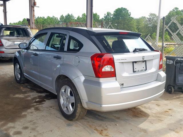 1B3HB28B98D703701 - 2008 DODGE CALIBER SILVER photo 3