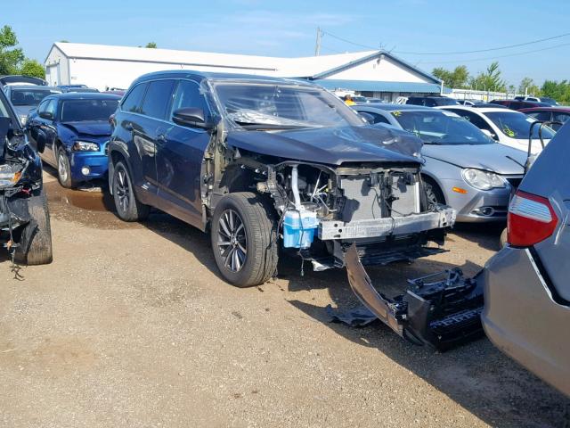 5TDJZRFH4JS890660 - 2018 TOYOTA HIGHLANDER GRAY photo 1