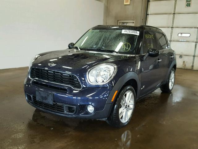 WMWZC5C58EWM18004 - 2014 MINI COOPER S C BLUE photo 2