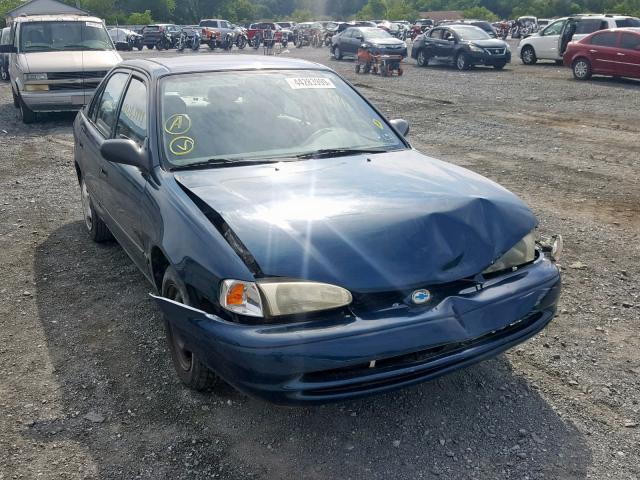 1Y1SK5281YZ414572 - 2000 CHEVROLET GEO PRIZM BLUE photo 1