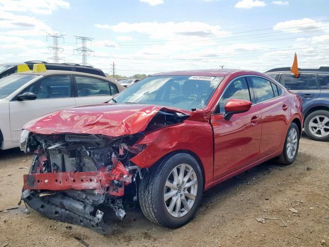 JM1GJ1U58F1205673 - 2015 MAZDA 6 SPORT RED photo 2