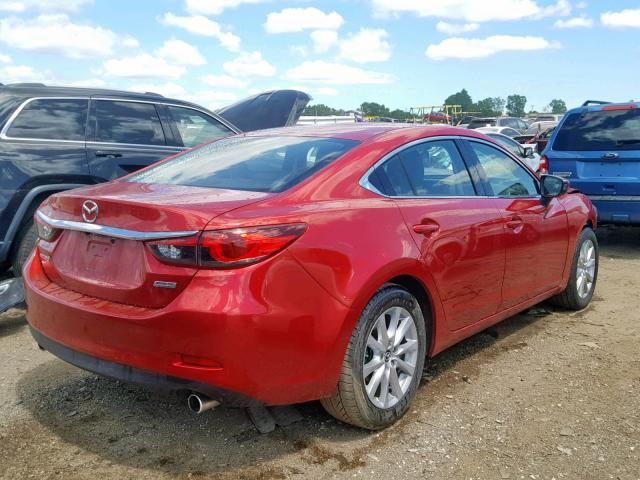 JM1GJ1U58F1205673 - 2015 MAZDA 6 SPORT RED photo 4