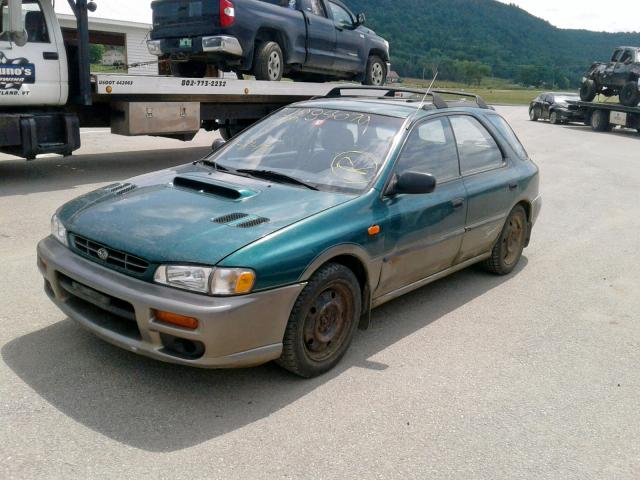 JF1GF4850XH811920 - 1999 SUBARU IMPREZA OU GREEN photo 2